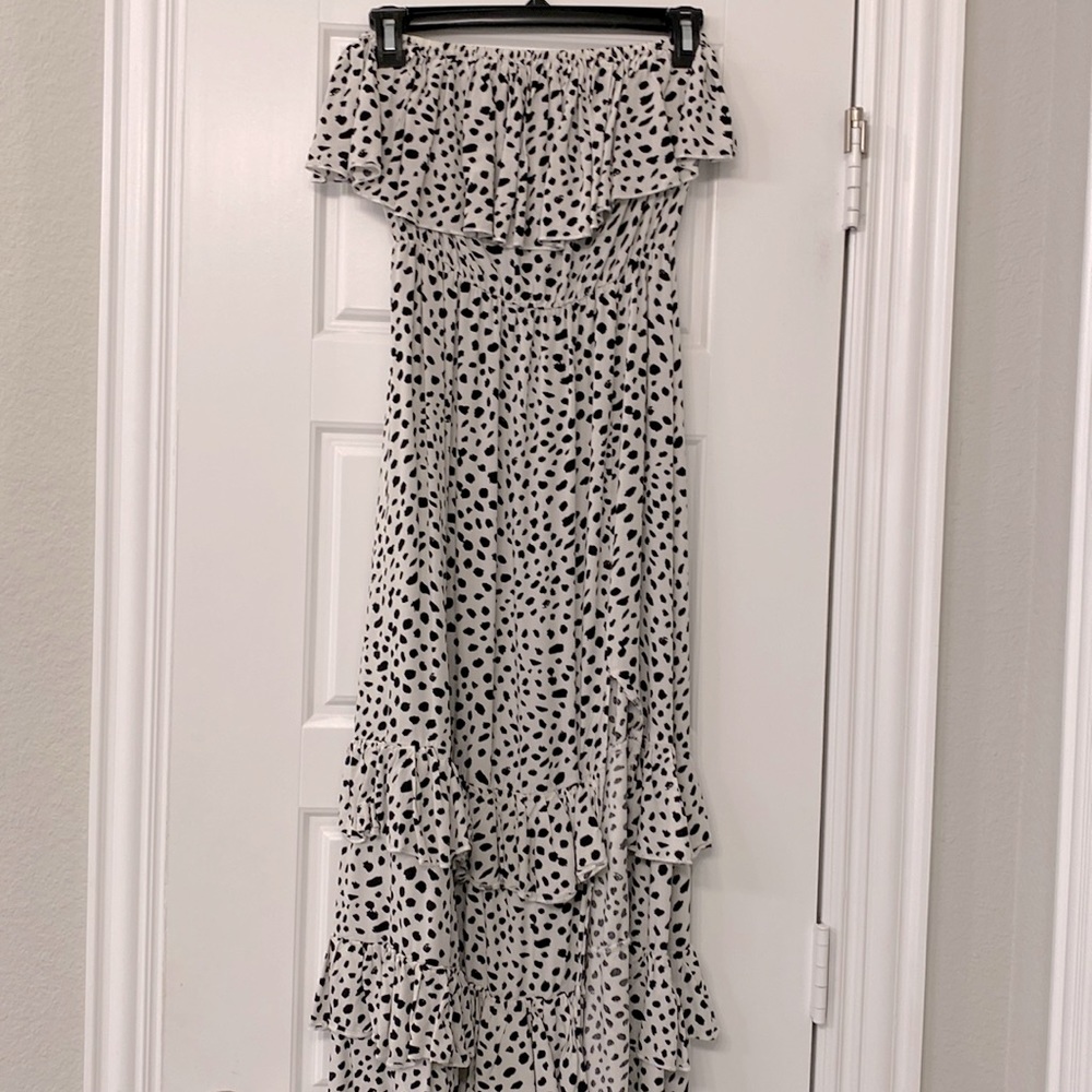 Strapless Midi Dress